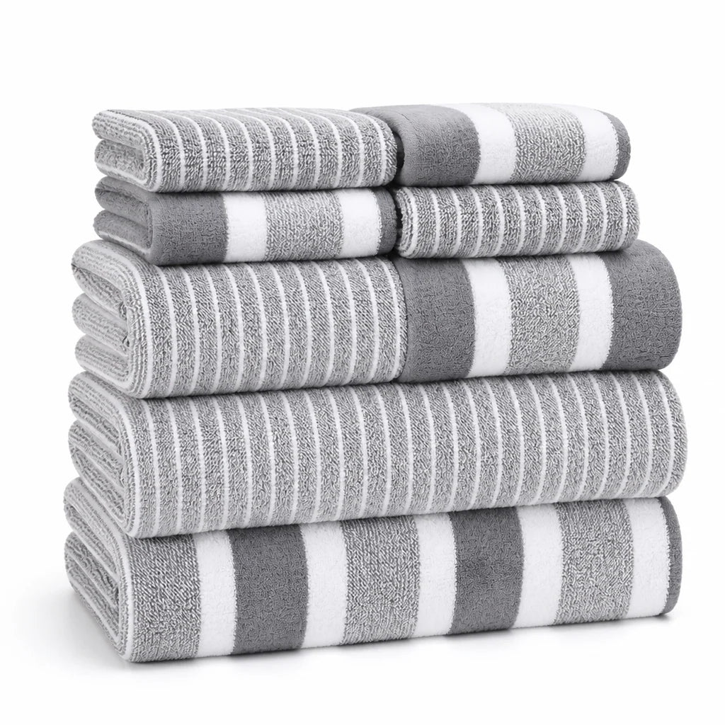 Bath Towel Set Microfiber Quick Dry (8-Piece)