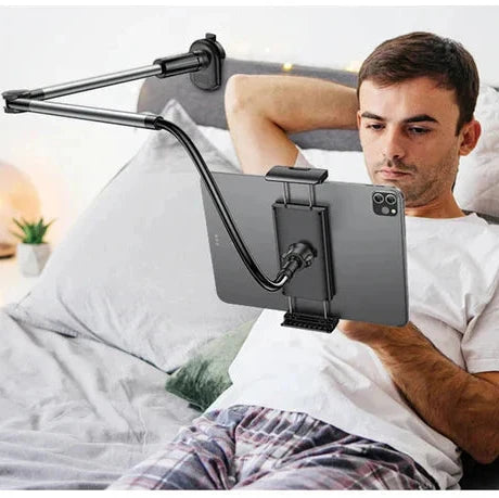 Gooseneck Stand for Tablet and Smartphone with Clamp Mount