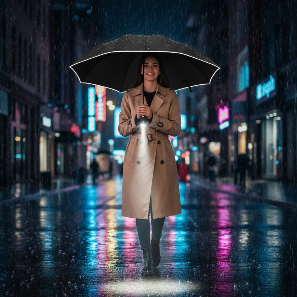 StormShield LED Umbrella with Automatic Opening