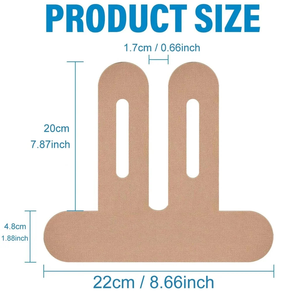 Kinesiology Tape for Knees, Pre-Cut Cotton Strips
