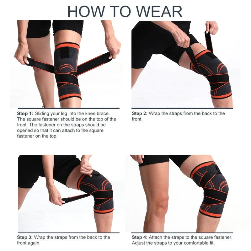 Knee Brace Compression Sleeve for Sports