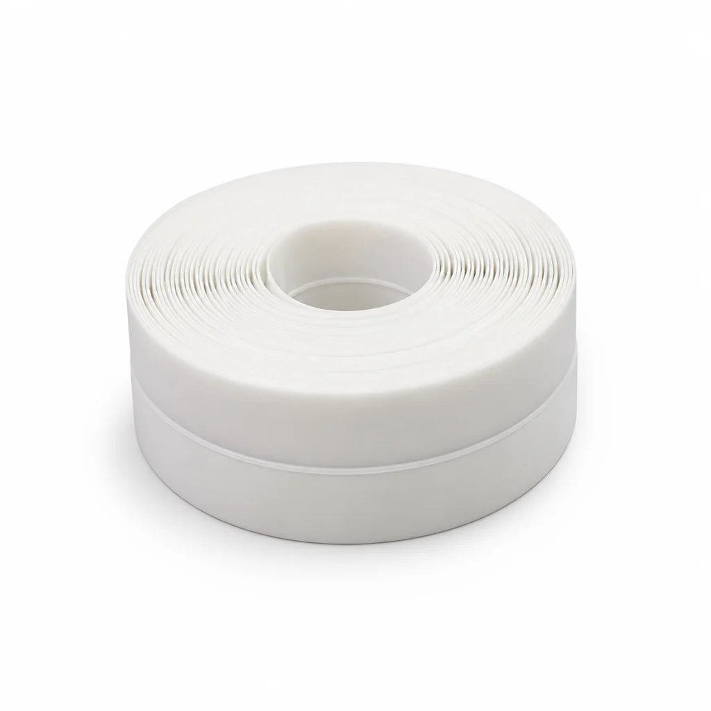 Self-adhesive flexible silicone sealing strip for door drafts (5 m)
