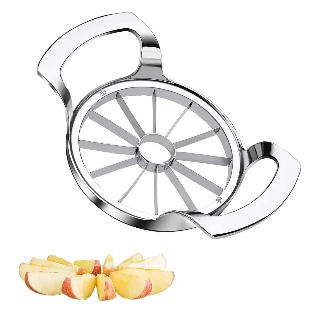 Stainless Steel Apple Slicer – 12 Segments & Core Remover