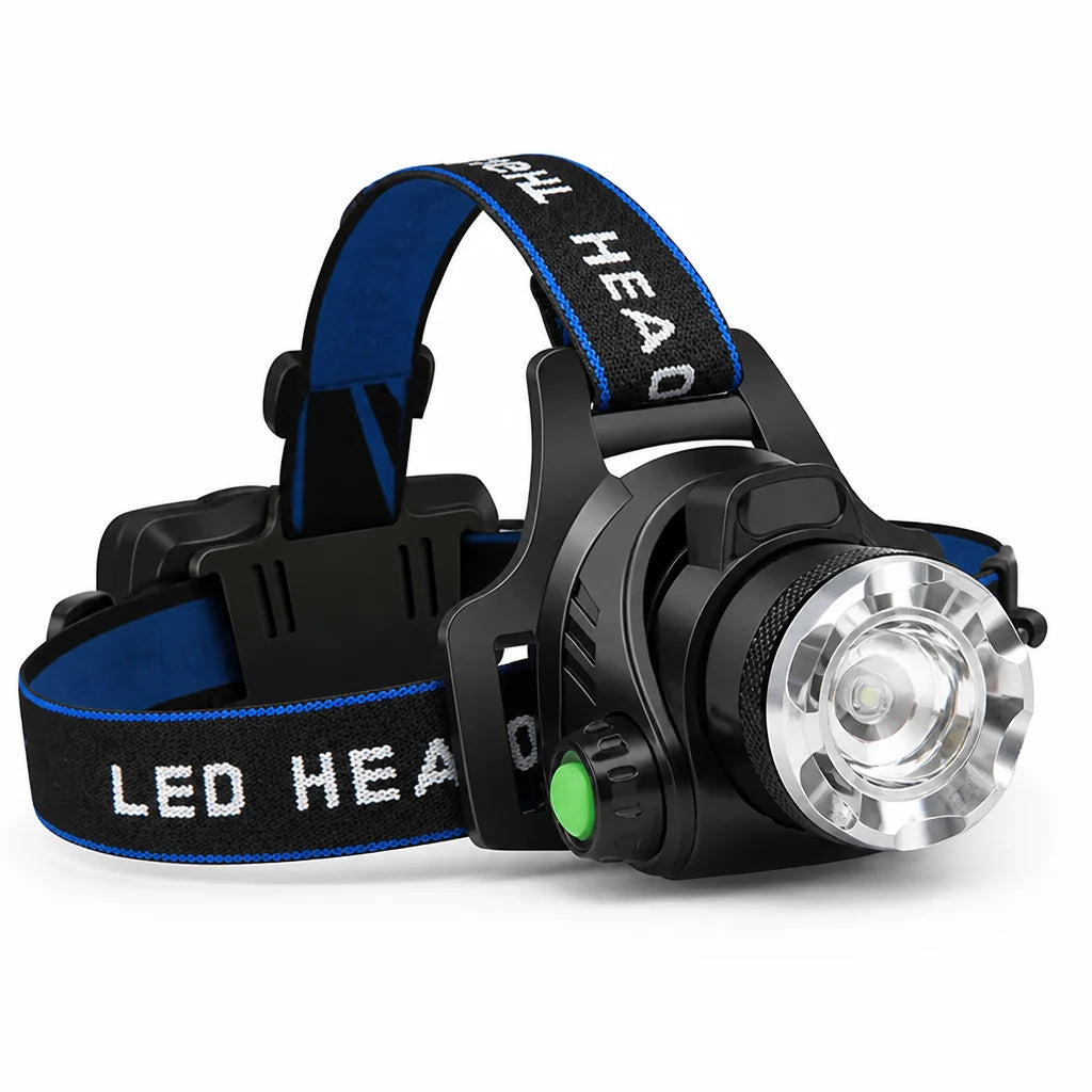2000 Lumen USB Rechargeable Headlamp