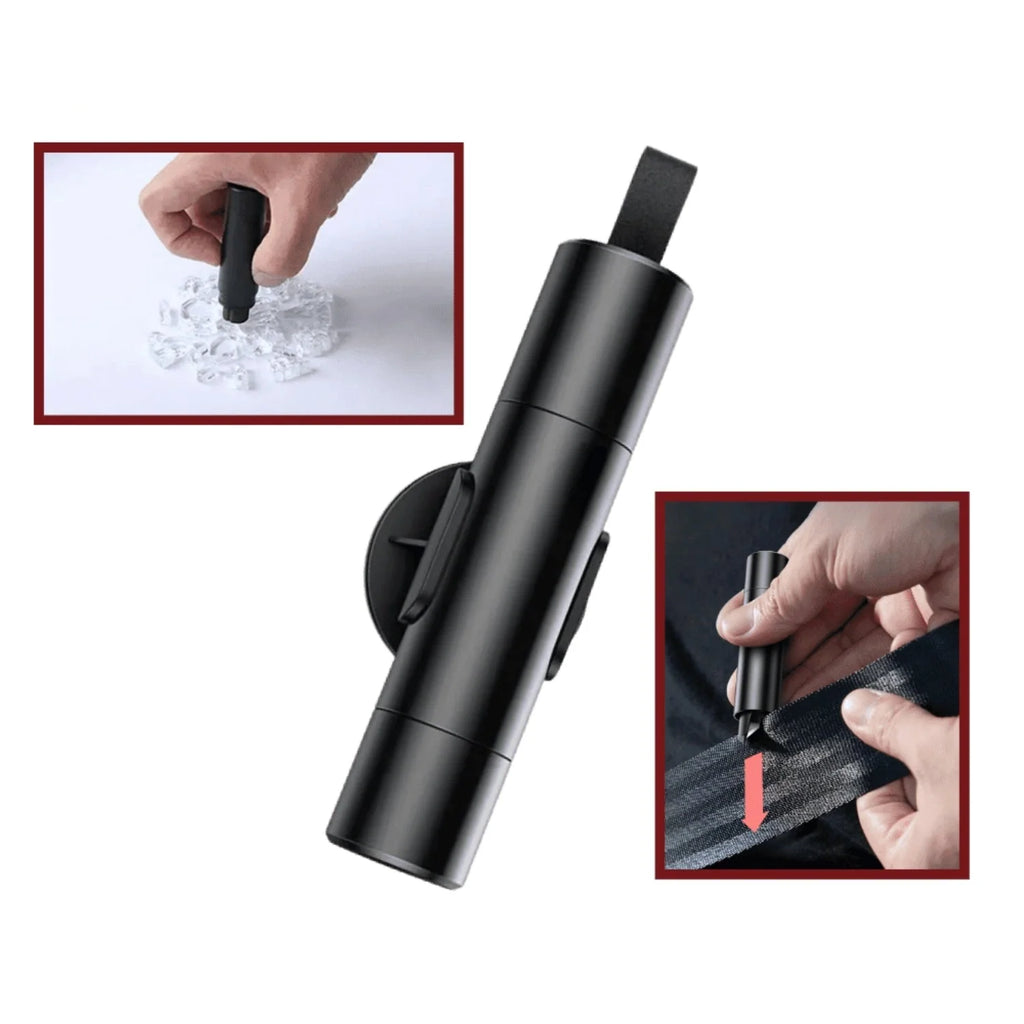 Car Escape Tool Keychain Window Breaker & Seat Belt Cutter