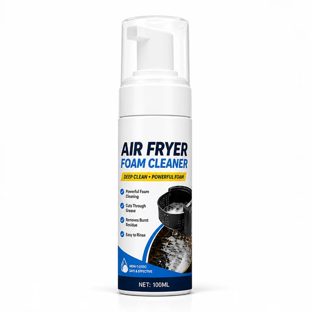 Air Fryer Cleaner Foam Degreaser & Nonstick Safe (3.4 fl oz)