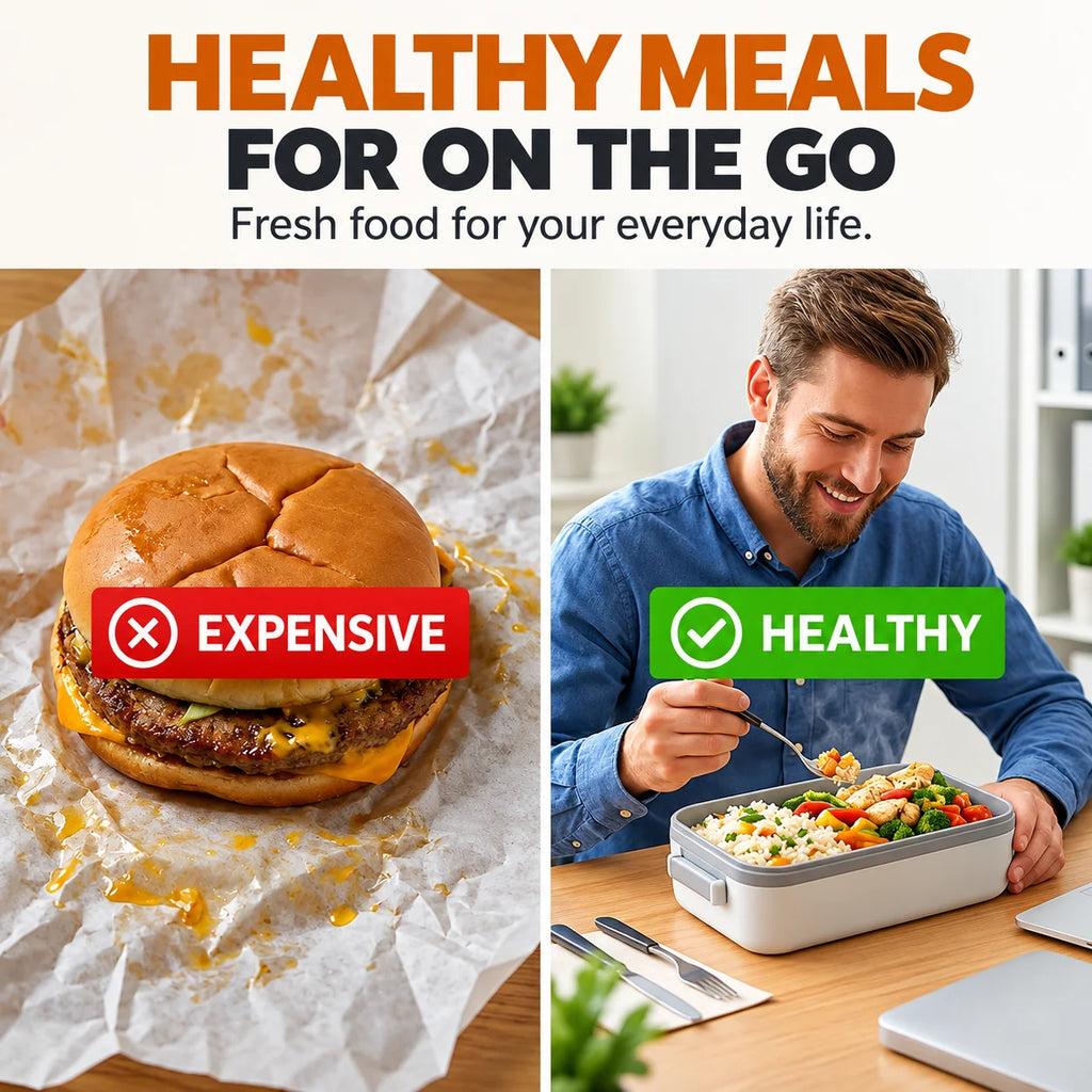 Electric Lunch Box with Wireless Self-Heating