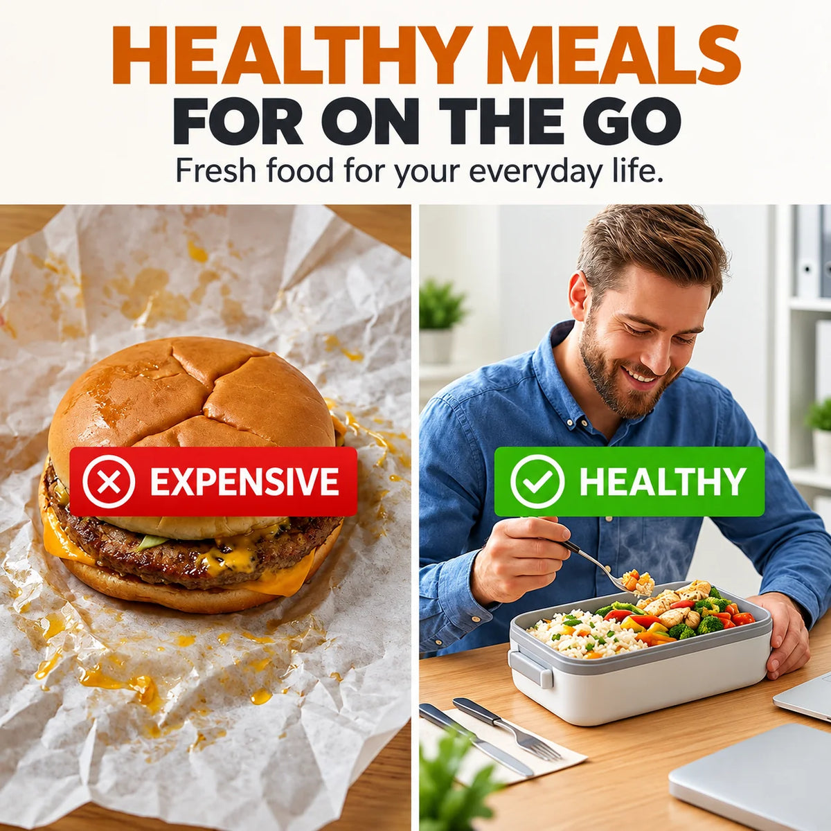 Electric Lunch Box with Wireless Self-Heating