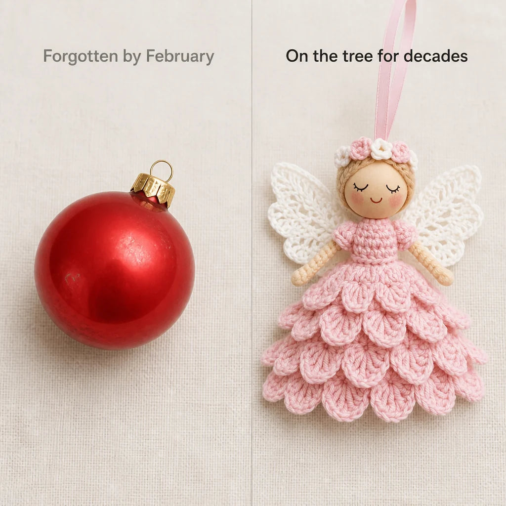 AmoraHalo Crochet Angel Set – DIY Christmas Decorations