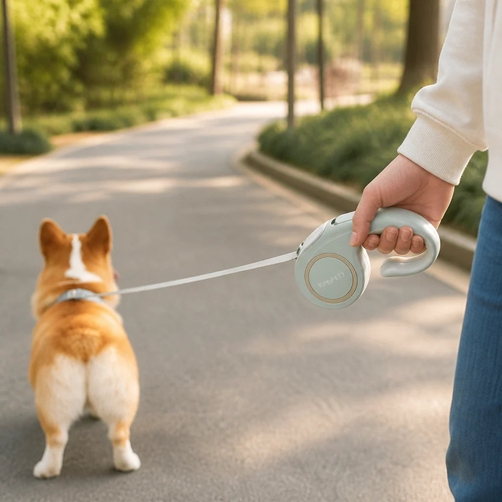 Retractable Dog Leash Non-Slip Rubber Handle (10 ft)