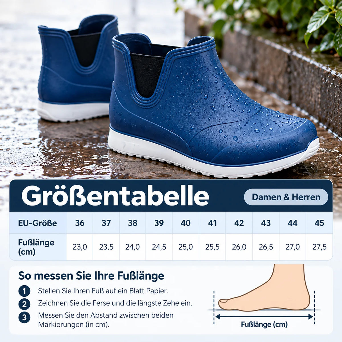 Waterproof and Non-Slip Rubber Boots (Men's)
