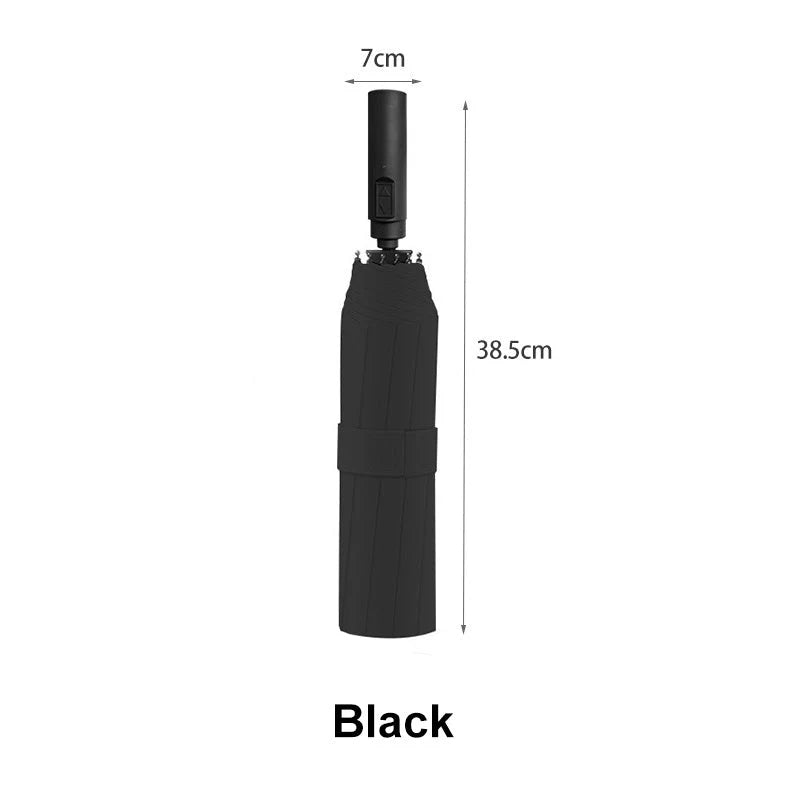 Auto Open Umbrella UPF 50+ USB-C Rechargeable