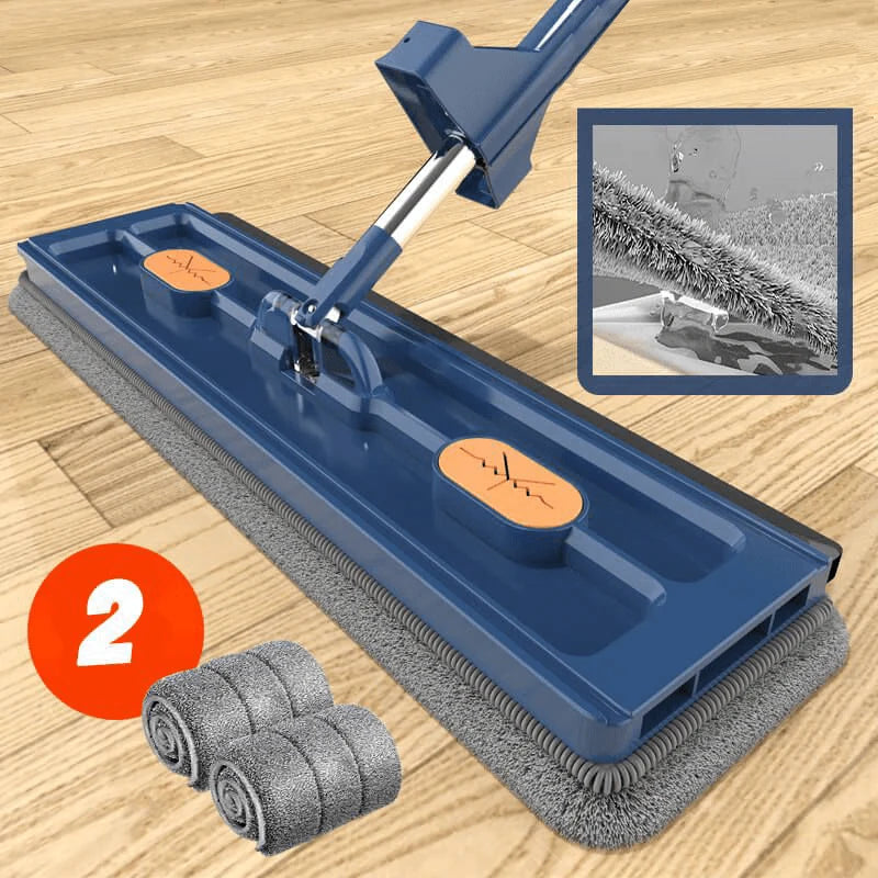 FlatMop 360° Rotating Cleaning Mop with Bucket