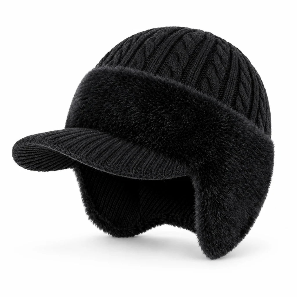 Trapper Hat Earflap Insulated Windproof Polyester & Acrylic Lining (Packable)