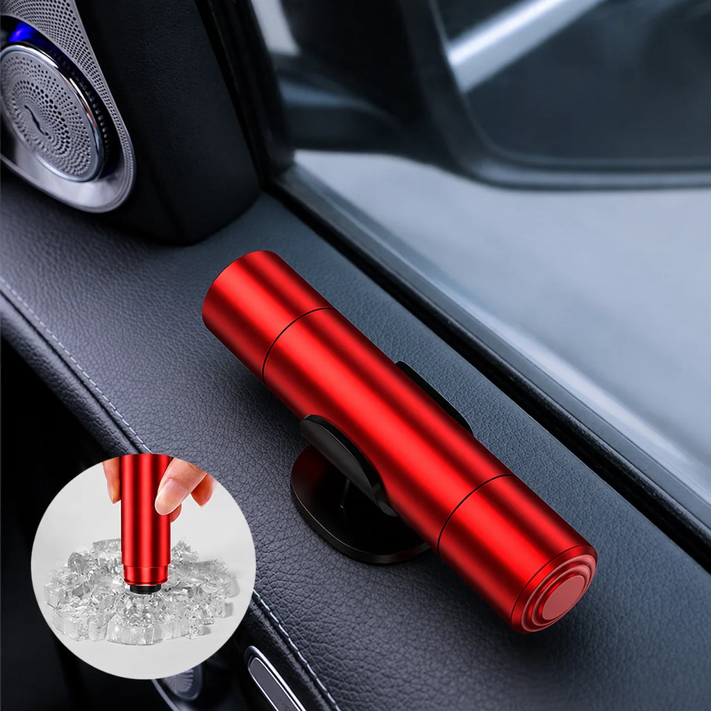 Car Escape Tool Keychain Window Breaker & Seat Belt Cutter