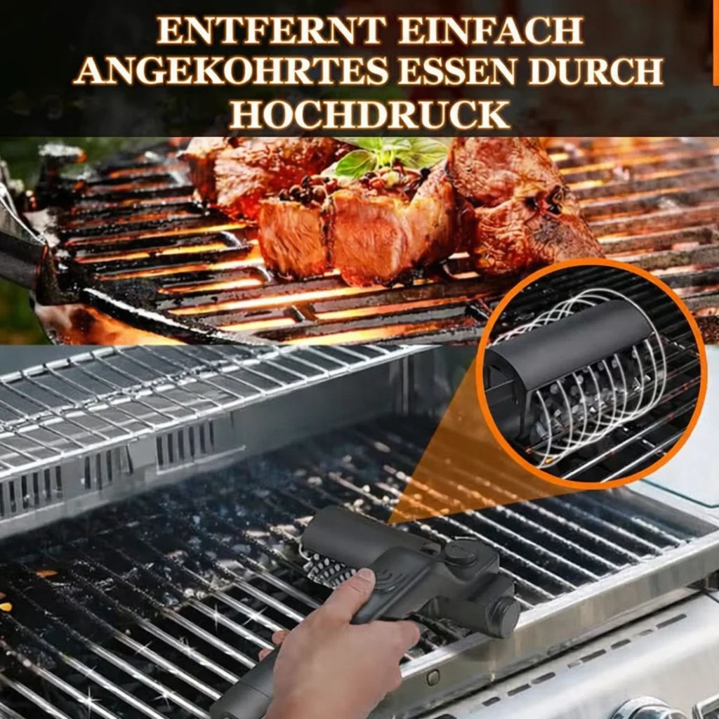 PowerScrubPro™ — Make Your Grill Spotlessly Clean in No Time and Enjoy More Time with Your Loved Ones!