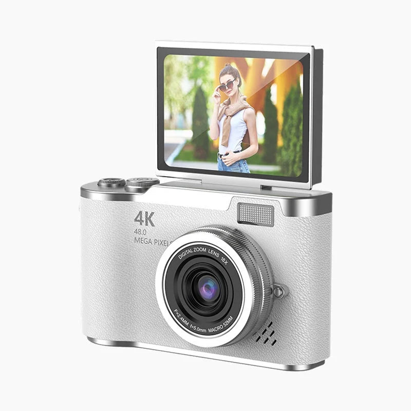 4K Digital Camera Flip Screen Autofocus