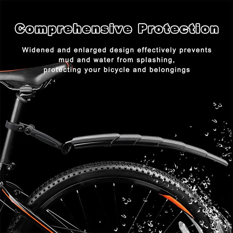 Retractable Adjustable Bicycle Mudguard Set