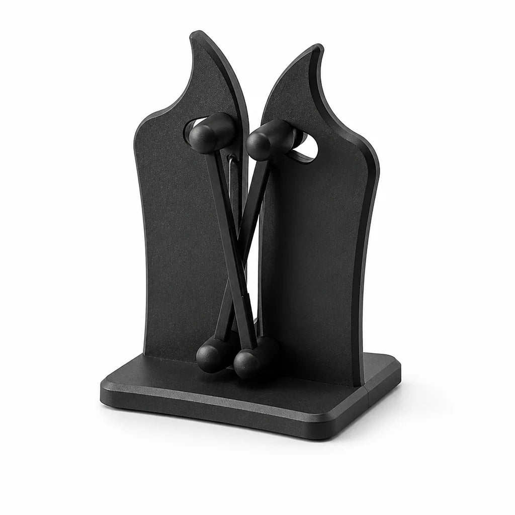 3-stage ergonomic and non-slip knife sharpener