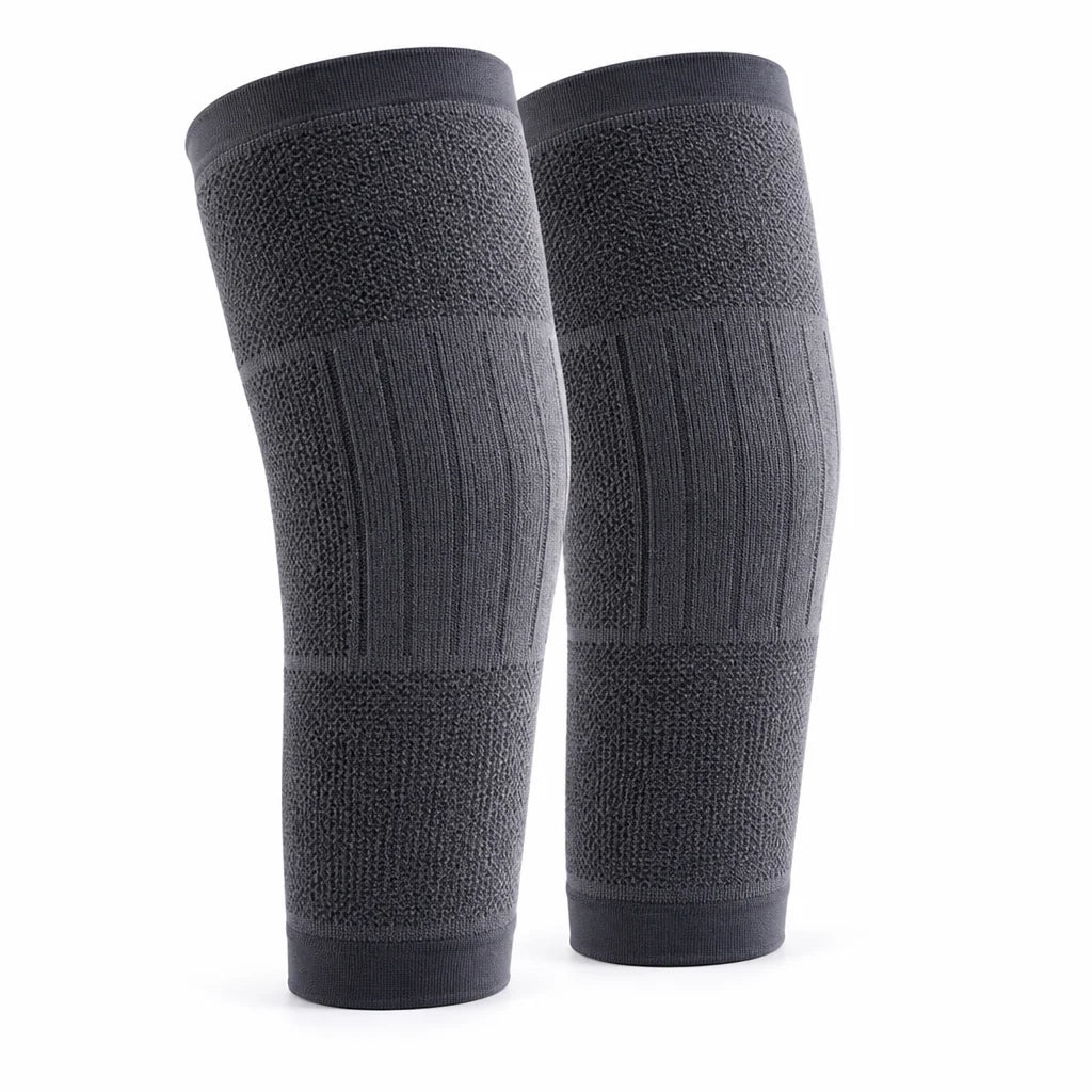 Thermal, breathable, non-slip knee and calf warmers