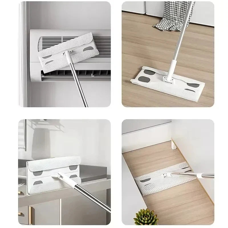 Flat mop with 112 cm handle
