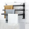Wall Mounted Towel Rack 3 Tier No Drill