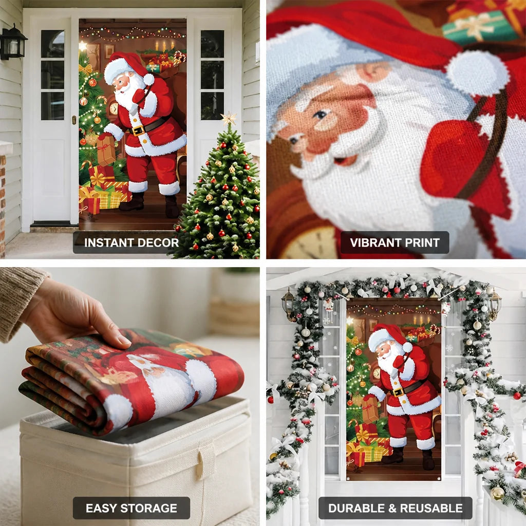 High-resolution vibrant polyester door cover (90×180 cm)
