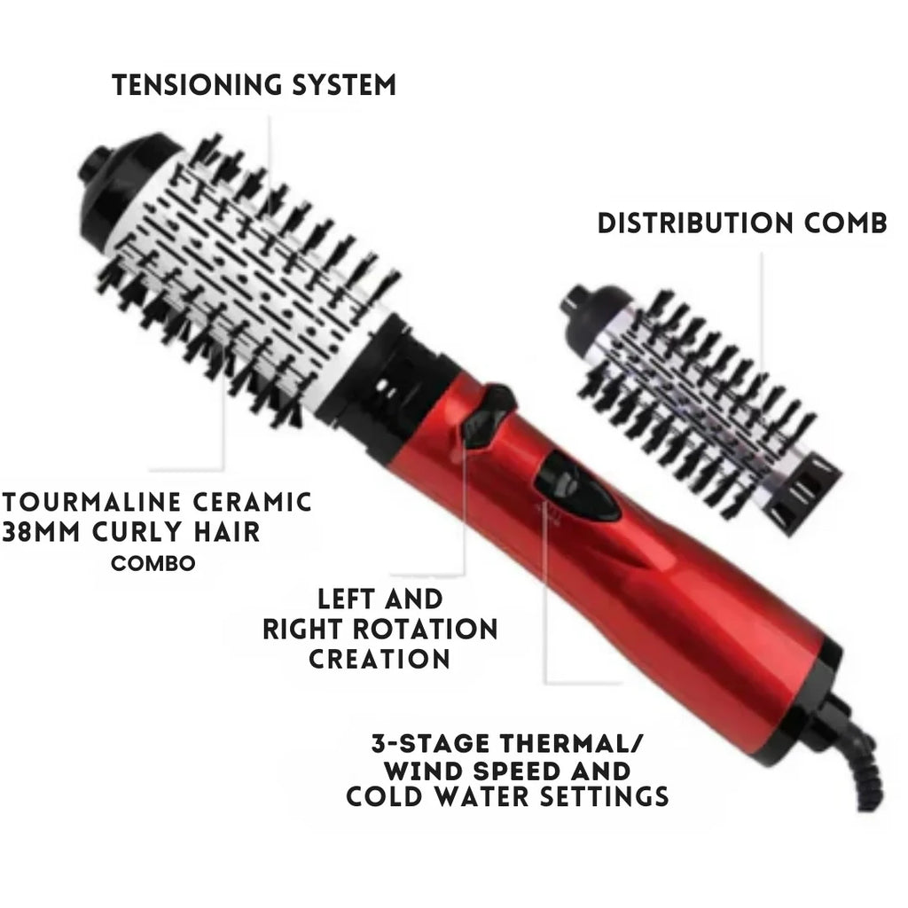 InstaGloss Hot Air Brush 3-in-1 Hair Styler