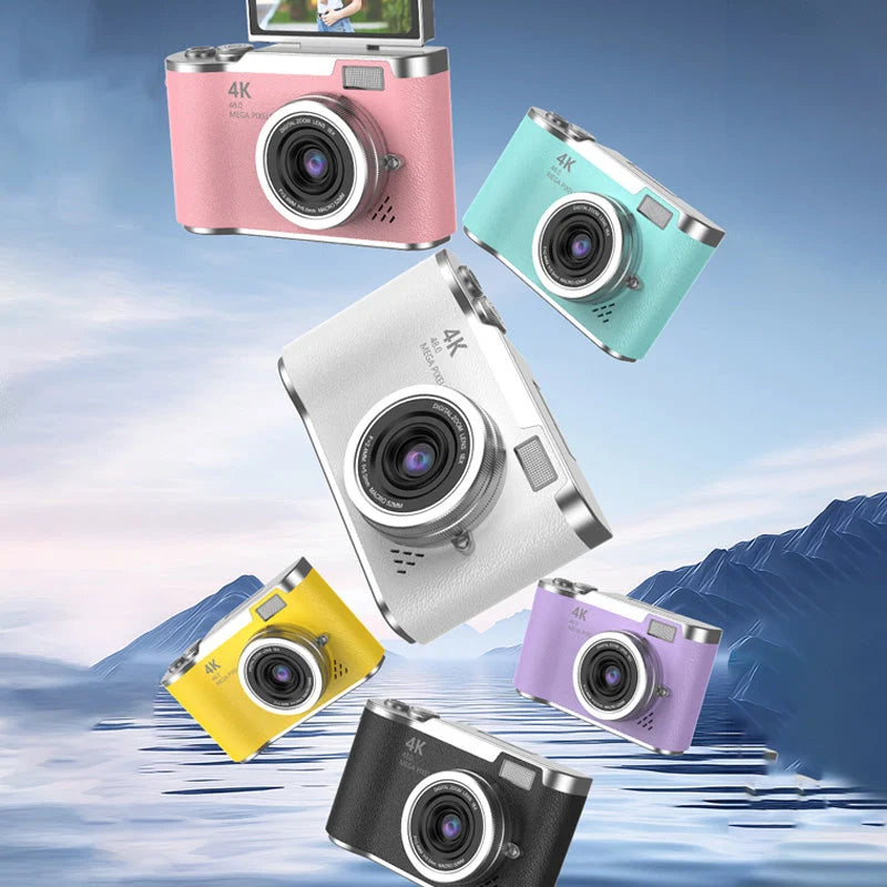 4K Digital Camera Flip Screen Autofocus