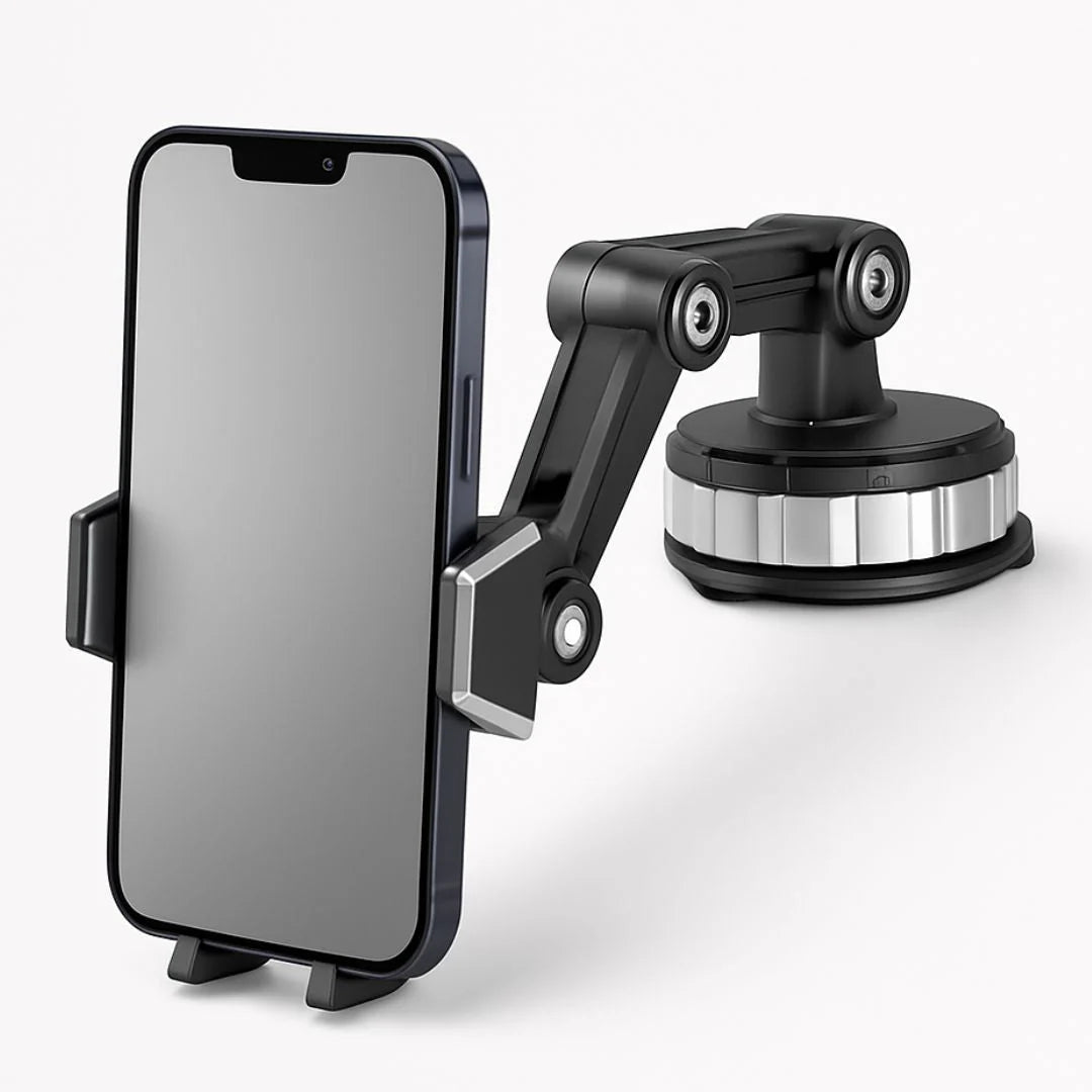 Car Phone Holder with Suction Cup & 360° Rotation 2.0