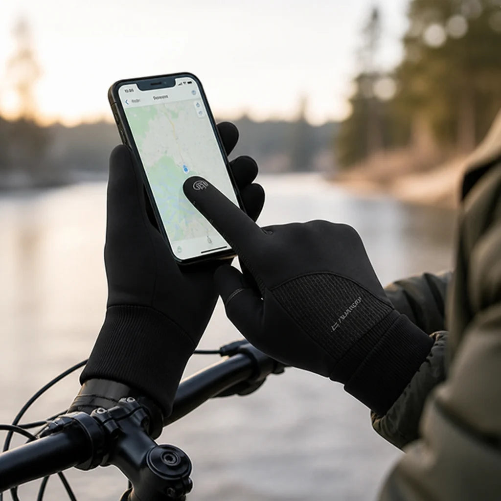 Waterproof Winter Gloves, Compatible with Touchscreens
