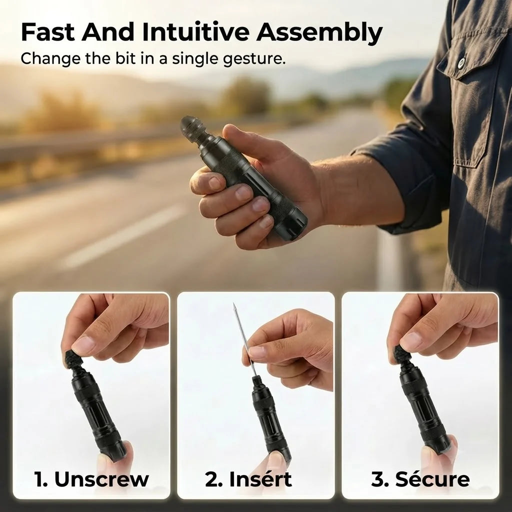 RoadGuard Tire Repair Kit with 10 Strips