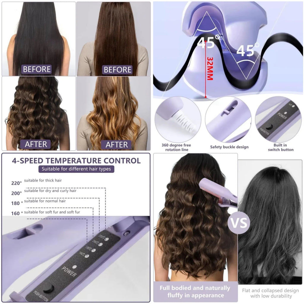 GlamCurl Curling Iron with Ceramic Coating