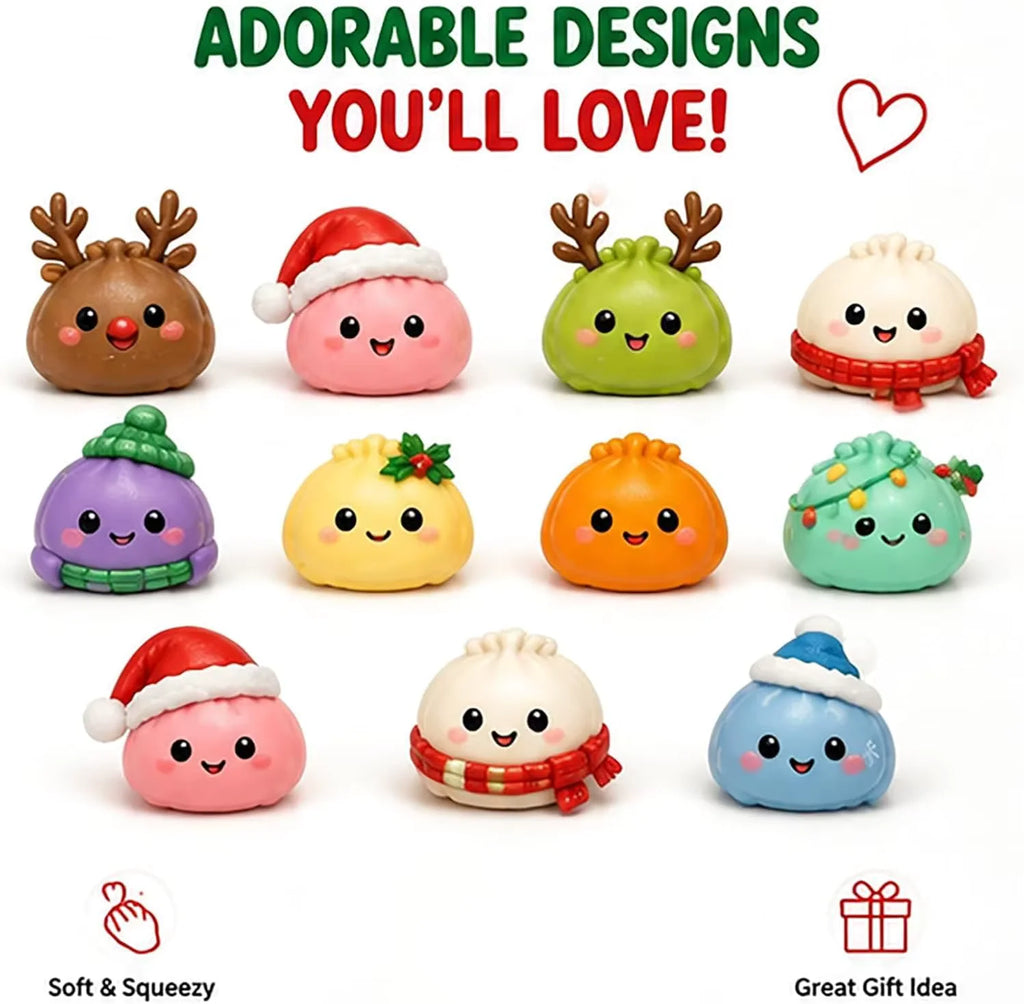 Advent Calendar Squishy Fidget Toys (24 Piece)