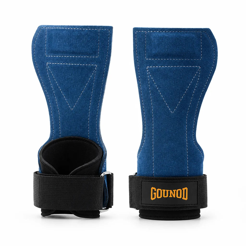 High-Quality Cowhide Leather Gloves for Weightlifting, Blister Resistant