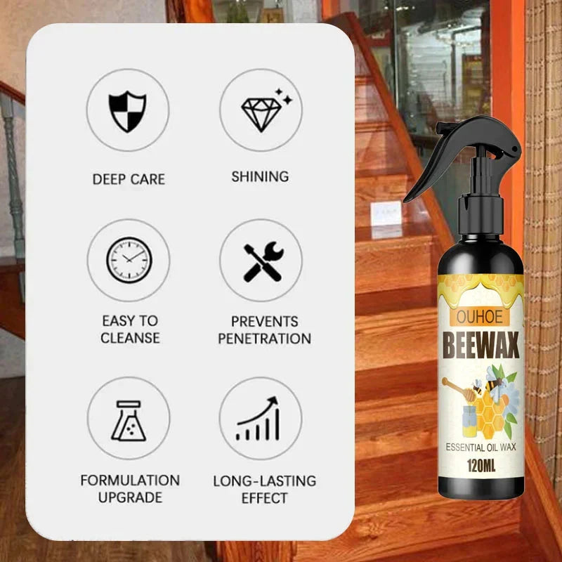 Natural Beeswax Spray for Furniture Care C1