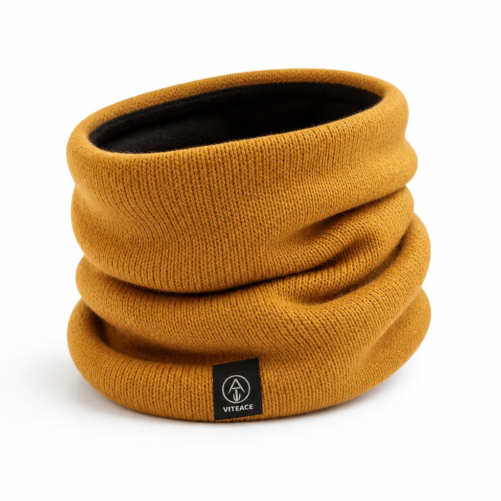 Double-layer knitted neck warmer (2-pack)