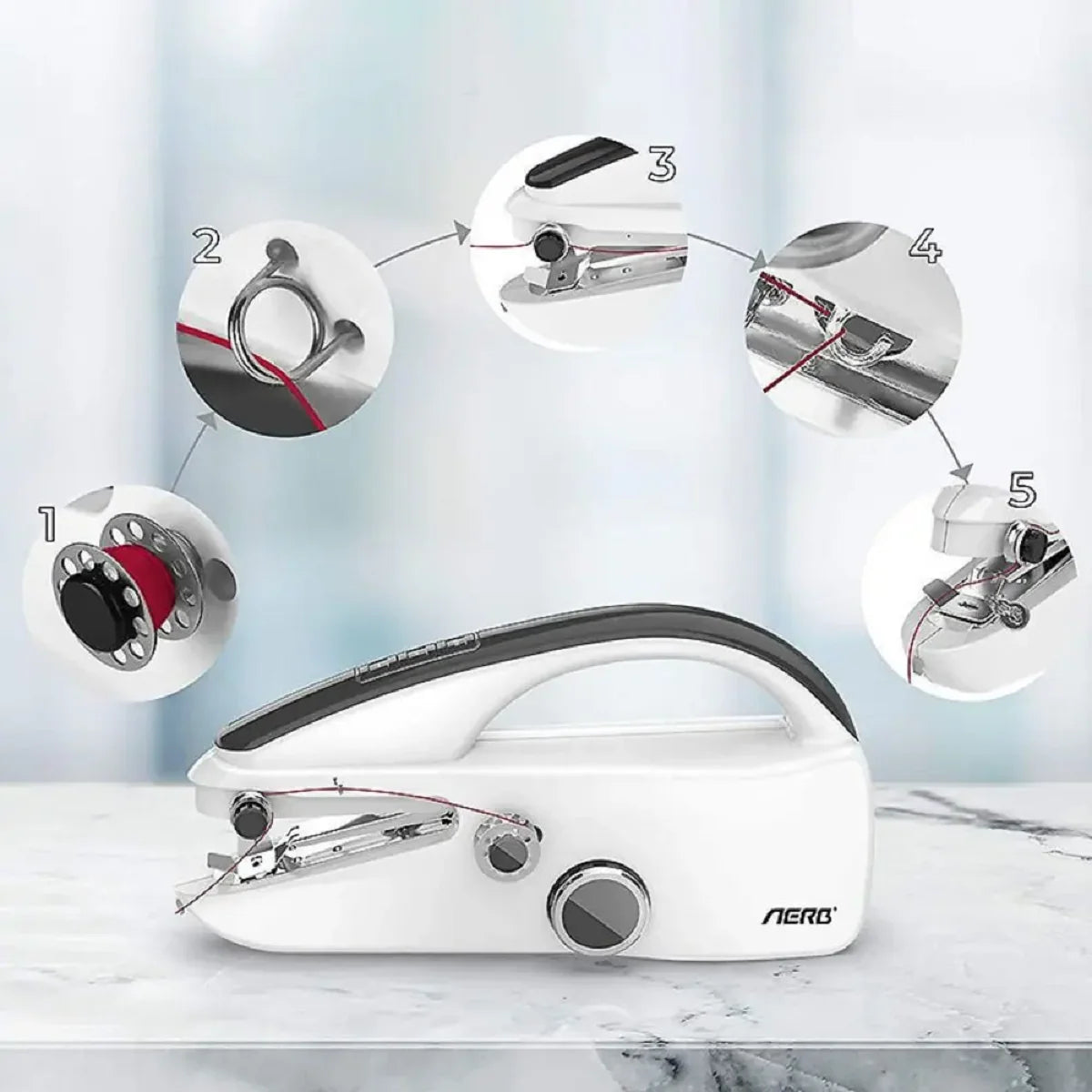 Mini Sewing Machine Portable Handheld Stitcher