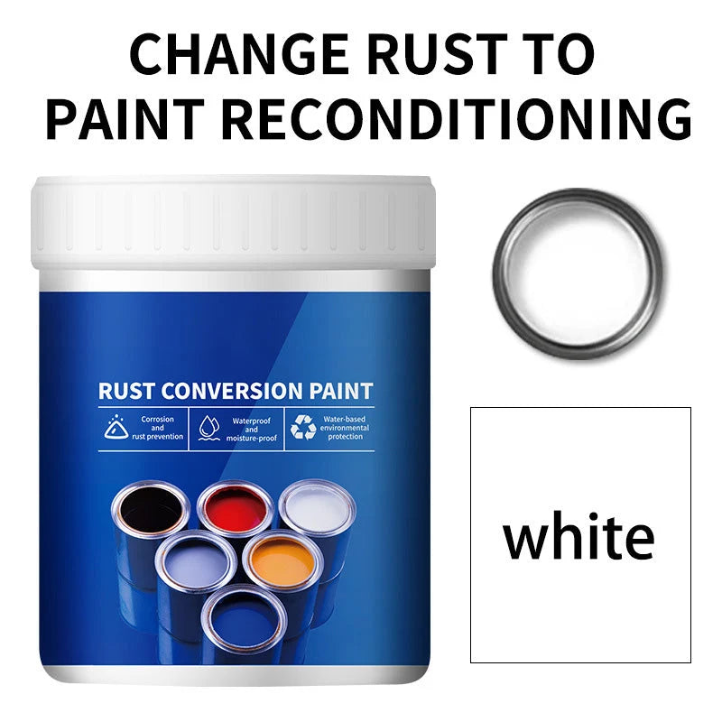 Water-based rust protection paint for metal surfaces