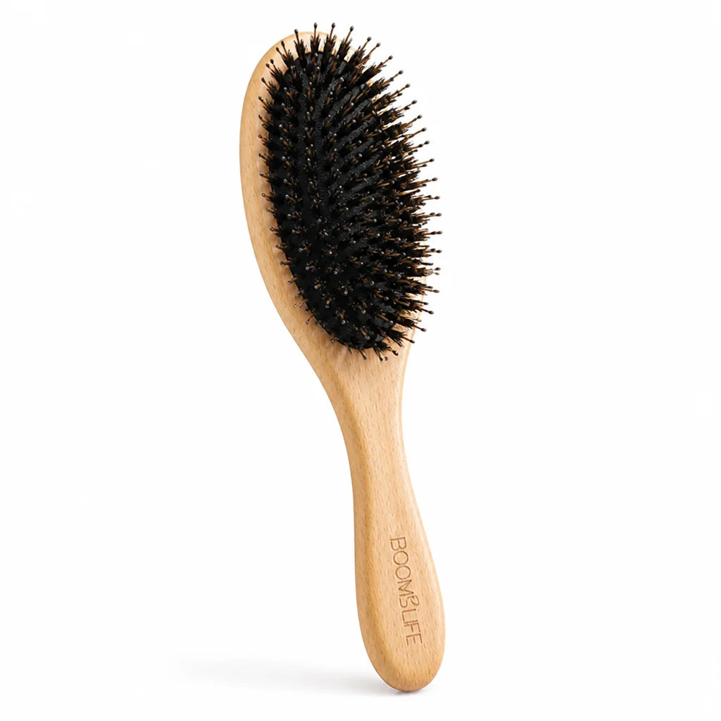 Wild Boar Bristle Anti-Static Hairbrush
