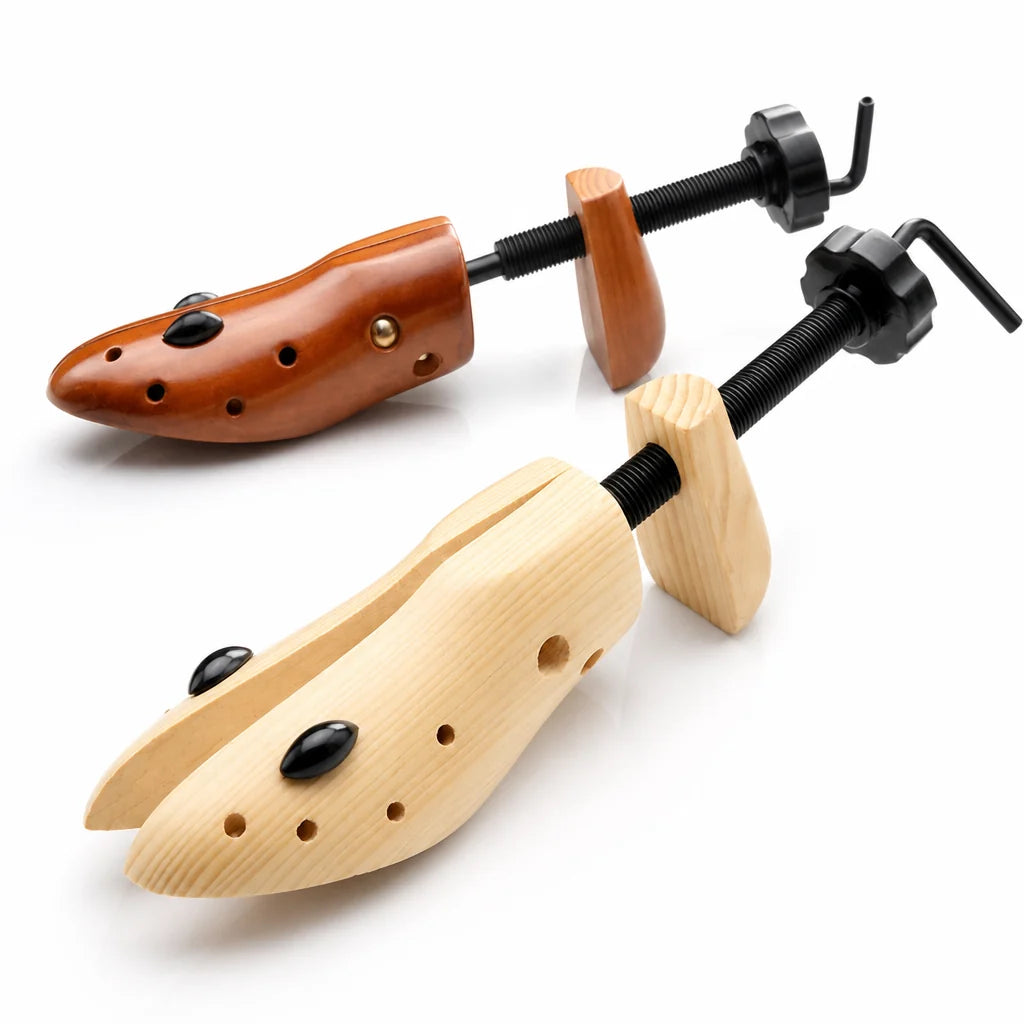 Adjustable Wooden Shoe Tree in Width & Length (Sizes 34-48)