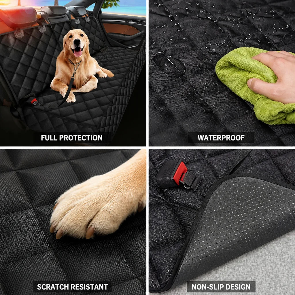 Waterproof, scratch-resistant, non-slip car seat cover for pets (universal size)