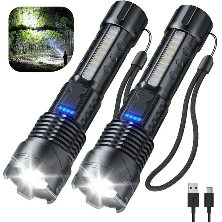 LumaShield Flashlight with 7 Light Modes