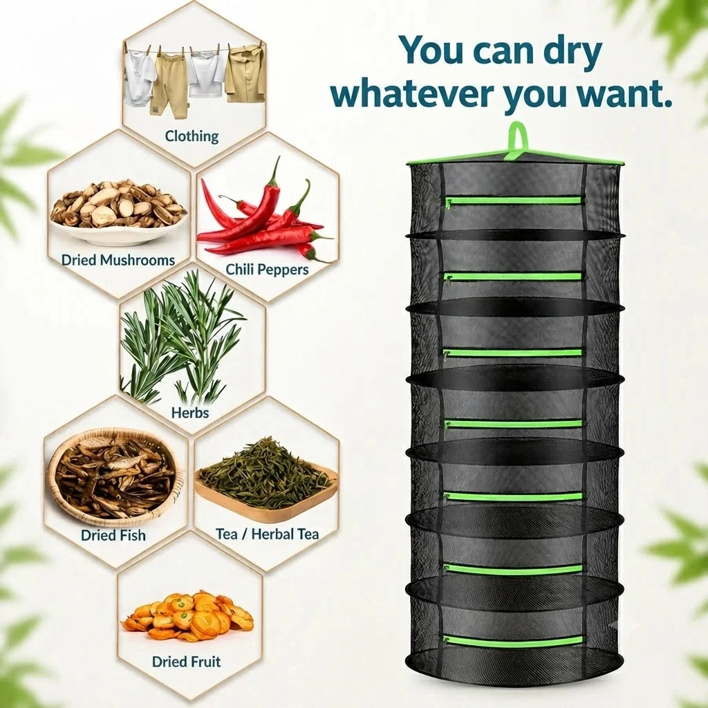 HerbRack Herb Dryer – Multi-level & Space-saving