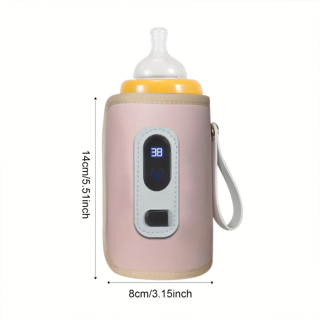 Portable Baby Bottle Warmer USB Powered, 5 Temperature Settings