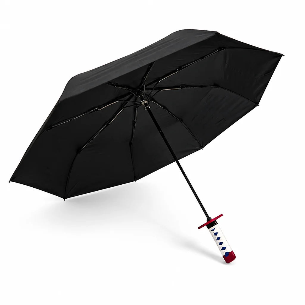 Windproof and UV-safe Foldable Umbrella in Katana Style