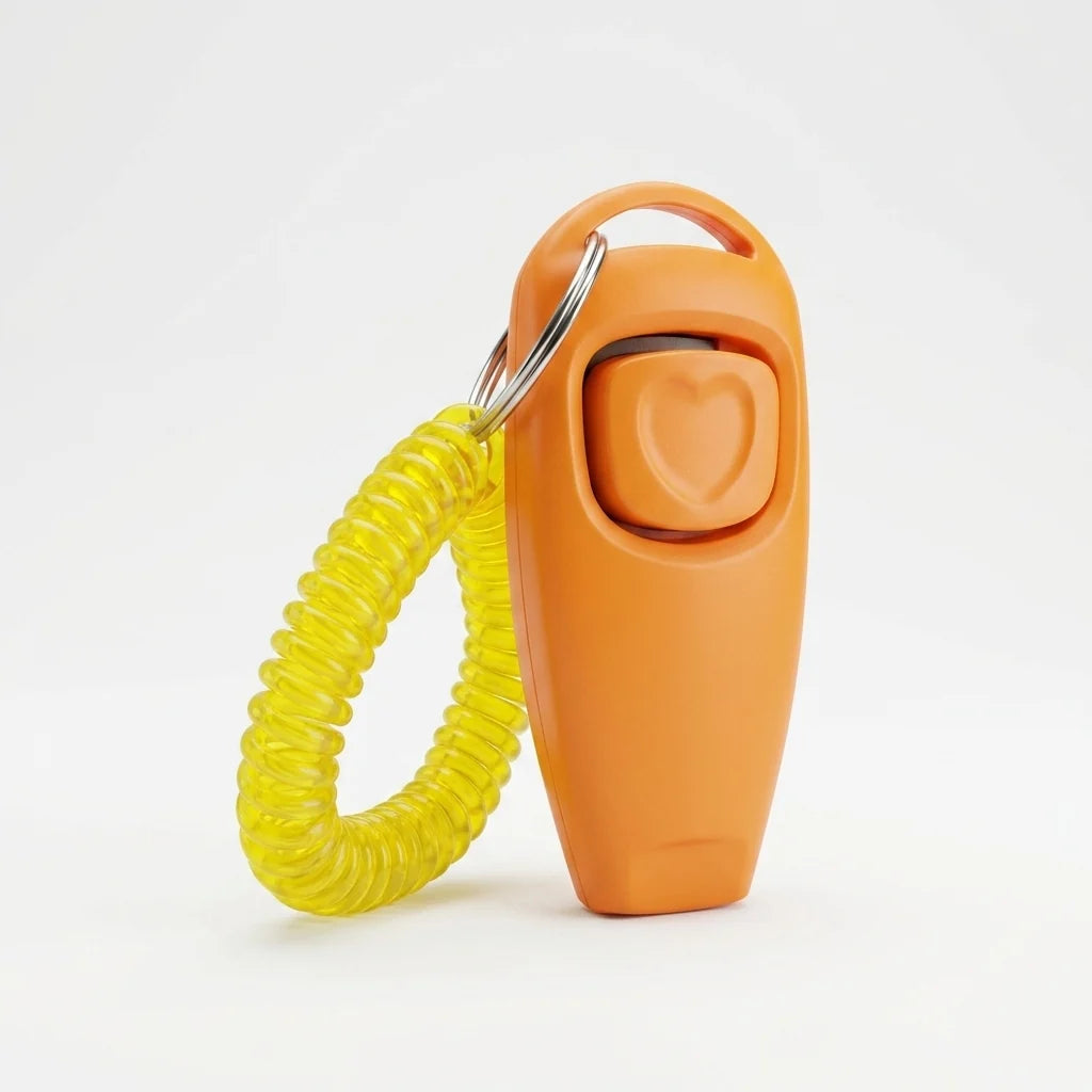 Lightweight High Frequency 2-in-1 Clicker & Whistle