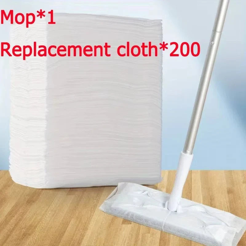 Flat mop with 112 cm handle