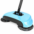 Sweeping Machine with 360° Rotating Brushes and Adjustable Handle