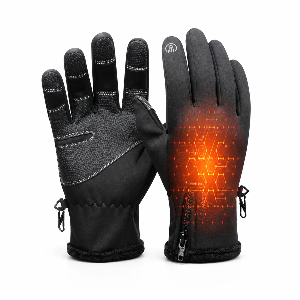 Heated Gloves USB Powered Touchscreen (Fleece Lined Non-slip Palm)